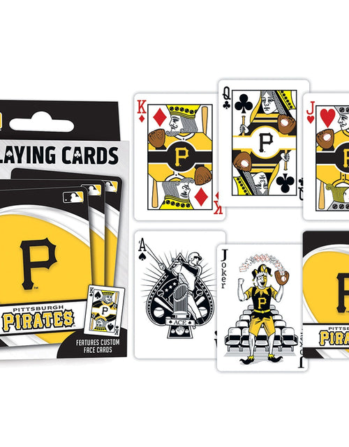 Load image into Gallery viewer, Pittsburgh Pirates Playing Cards - 54 Card Deck by MasterPieces Puzzle Company INC
