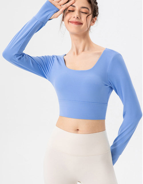 Load image into Gallery viewer, Square Neck Crisscross Active T-Shirt
