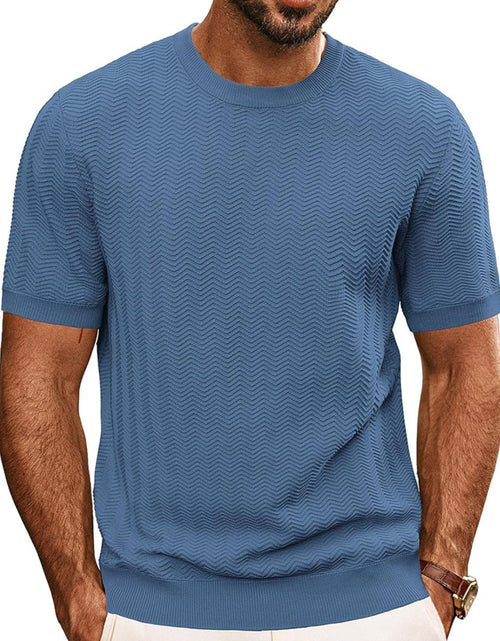 Load image into Gallery viewer, Men's Full Size Round Neck Short Sleeve T-Shirt Plus Size
