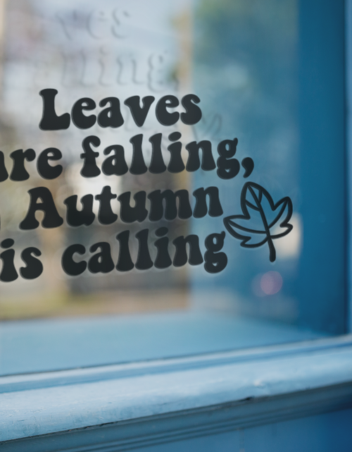 Load image into Gallery viewer, Assorted Designs Autumn Window Laptop Any Surface Labels by WinsterCreations™ Official Store
