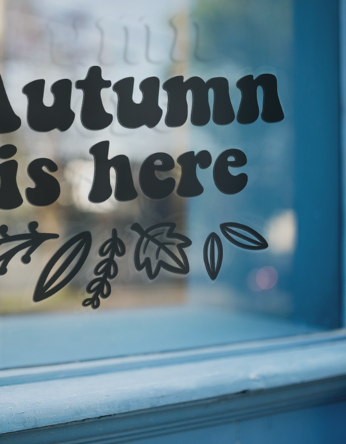 Load image into Gallery viewer, Assorted Designs Autumn Window Laptop Any Surface Labels by WinsterCreations™ Official Store
