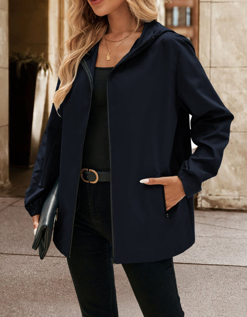 Load image into Gallery viewer, Ivy Lane Pocketed Zip Up Hooded Jacket
