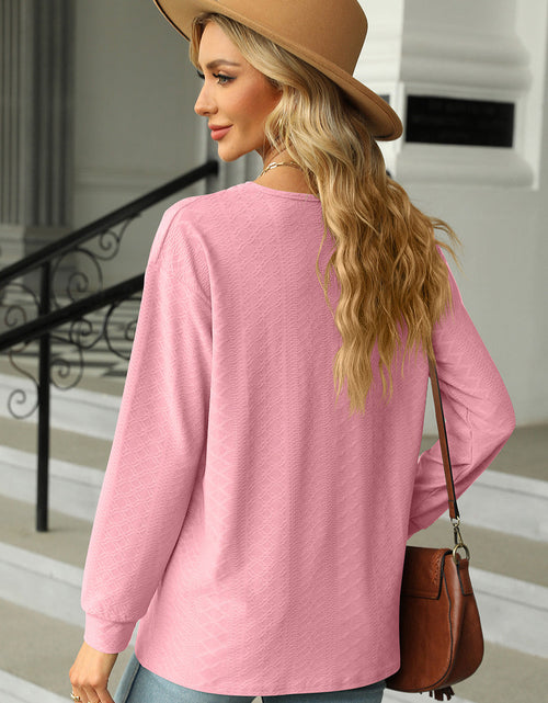 Load image into Gallery viewer, V-Neck Long Sleeve T-Shirt
