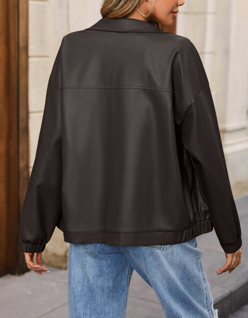 Load image into Gallery viewer, Ivy Lane Zip Up Dropped Shoulder Jacket

