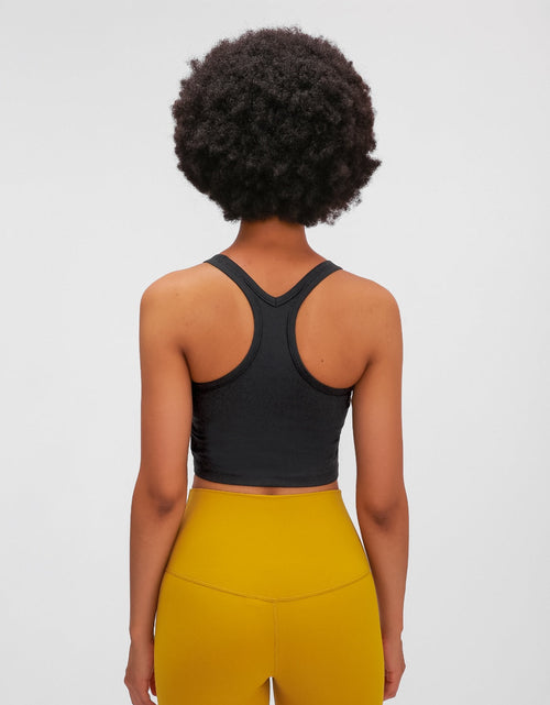 Load image into Gallery viewer, Millennia Scoop Neck Active Tank with Detachable Chest Pads

