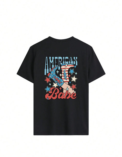 Load image into Gallery viewer, Graphic Round Neck Half Sleeve T-Shirt
