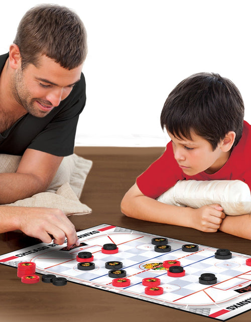 Load image into Gallery viewer, Chicago Blackhawks Checkers Board Game by MasterPieces Puzzle Company INC
