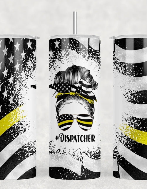 Load image into Gallery viewer, Dispatch Life|Skinny Tumbler|Optional Bluetooth Speaker| Speaker Color Varies by Rowdy Ridge Co
