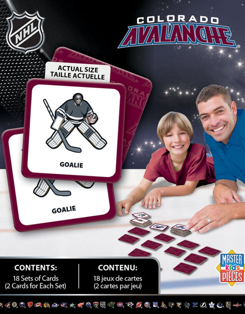 Load image into Gallery viewer, Colorado Avalanche Matching Game by MasterPieces Puzzle Company INC
