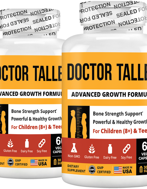 Load image into Gallery viewer, Doctor Taller, For Children (8+) &amp; Teens, 60 Vegan Capsules by NuBest Nutrition®
