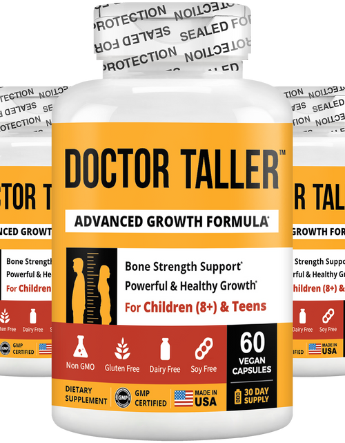 Load image into Gallery viewer, Doctor Taller, For Children (8+) &amp; Teens, 60 Vegan Capsules by NuBest Nutrition®

