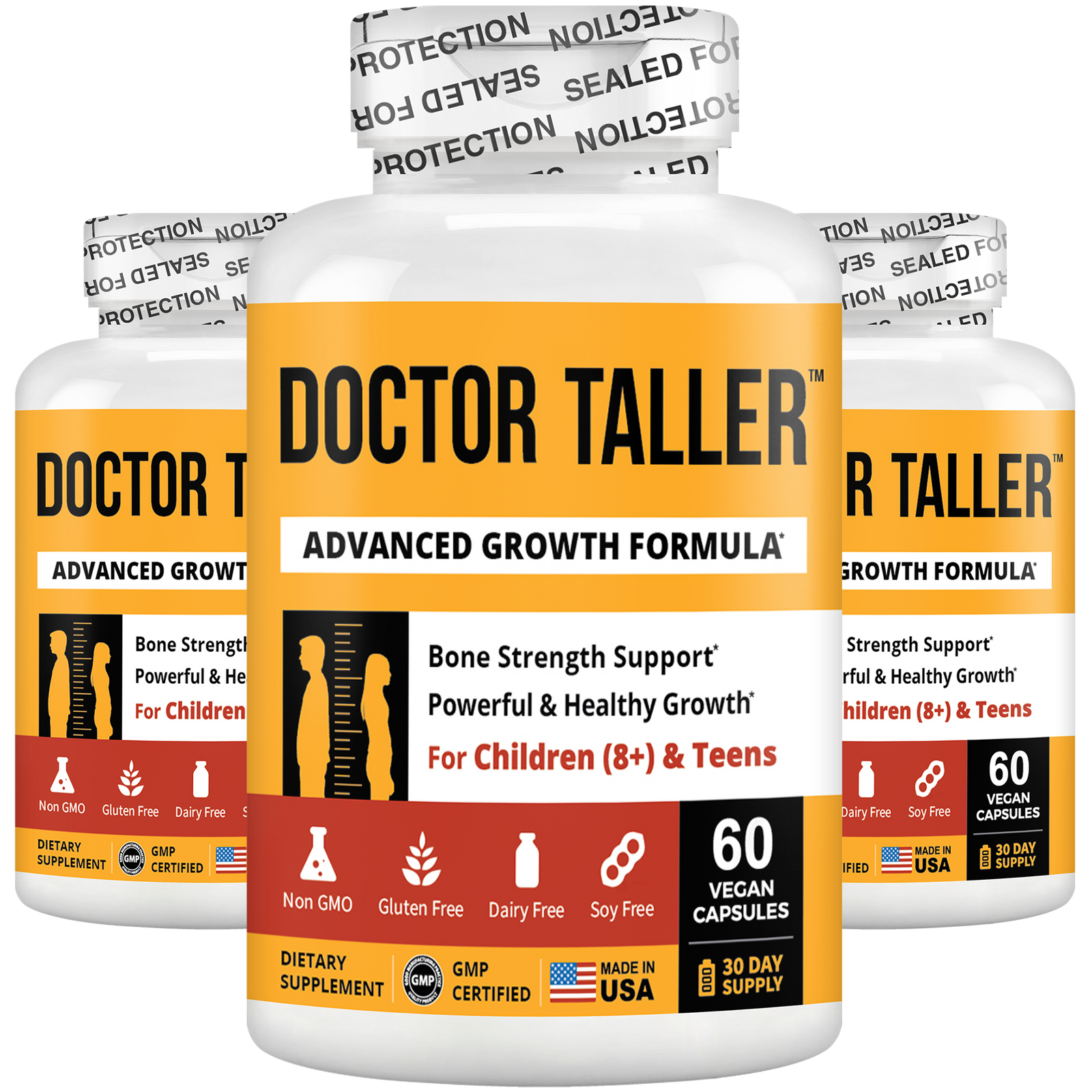 Doctor Taller, For Children (8+) & Teens, 60 Vegan Capsules by NuBest Nutrition®