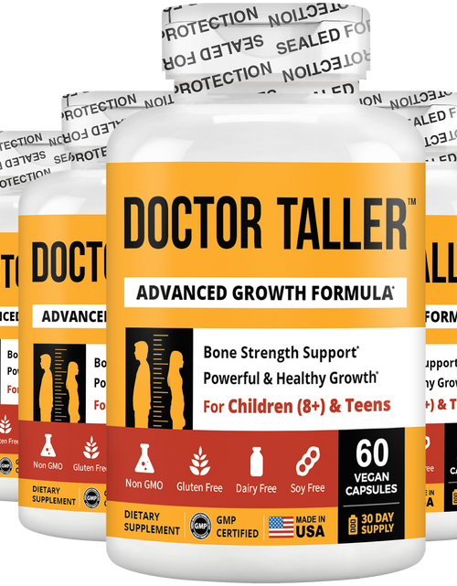 Load image into Gallery viewer, Doctor Taller, For Children (8+) &amp; Teens, 60 Vegan Capsules by NuBest Nutrition®

