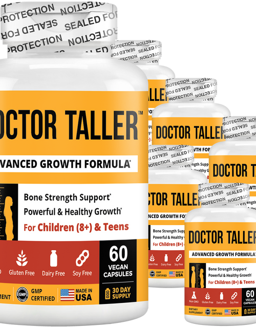Load image into Gallery viewer, Doctor Taller, For Children (8+) &amp; Teens, 60 Vegan Capsules by NuBest Nutrition®
