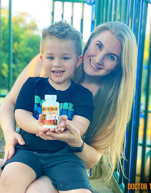 Load image into Gallery viewer, Doctor Taller Kids, Grape Multivitamins, Ages 2-9, 60 Vegan Chewables by NuBest Nutrition®

