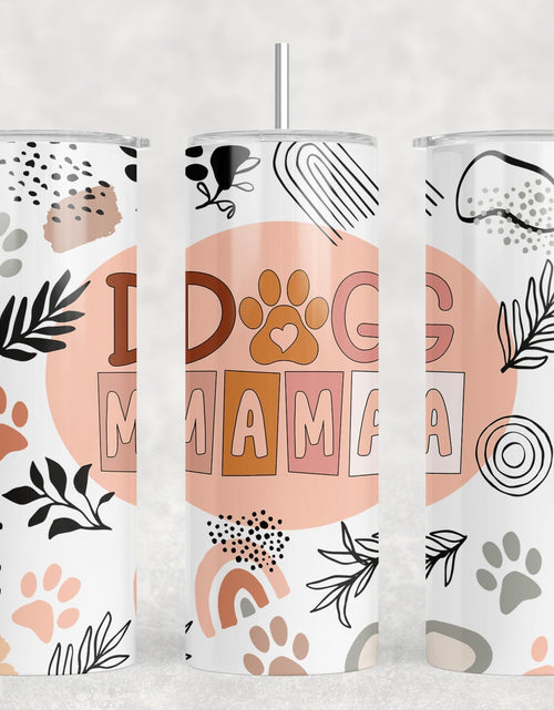 Load image into Gallery viewer, Dog Mama|Skinny Tumbler|Optional Bluetooth Speaker| Speaker Color Varies by Rowdy Ridge Co
