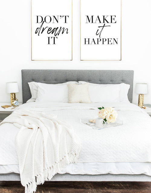 Load image into Gallery viewer, Don't Dream It Make It Happen Set Of 2 Bedroom Decor Wall Prints by WinsterCreations™ Official Store
