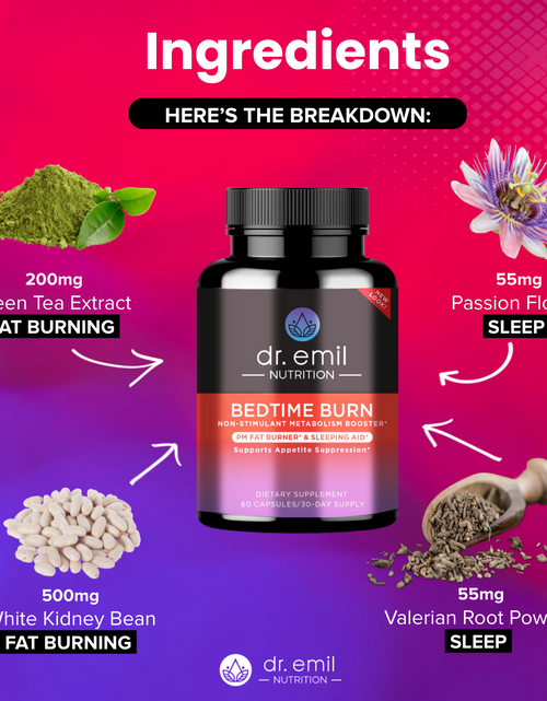 Load image into Gallery viewer, Bedtime Burn - Value Pack by Dr Emil Nutrition
