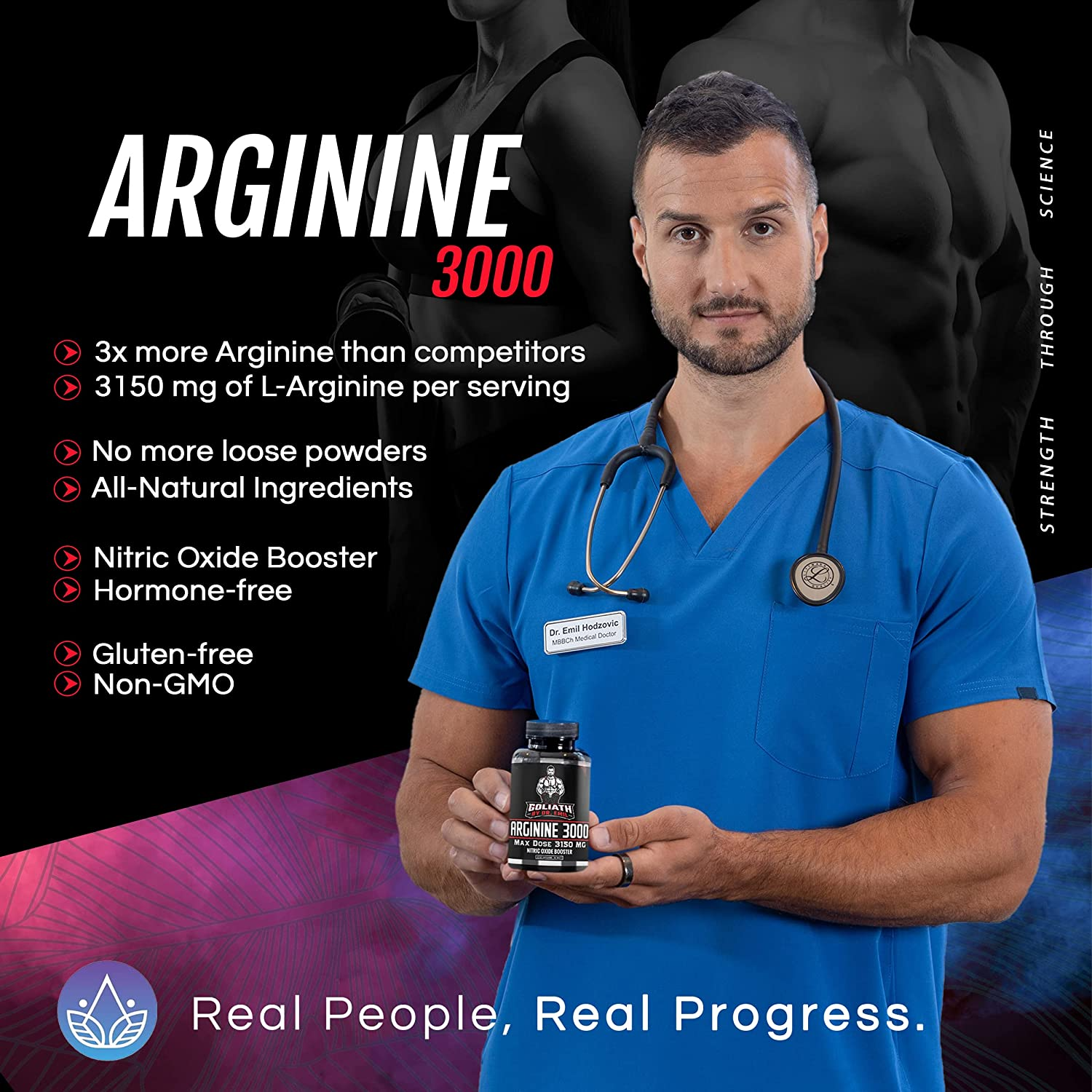 Goliath - ARGININE 3000 by Dr Emil Nutrition