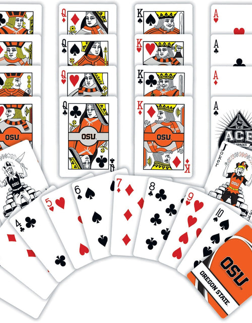 Load image into Gallery viewer, Oregon State Beavers Playing Cards - 54 Card Deck by MasterPieces Puzzle Company INC
