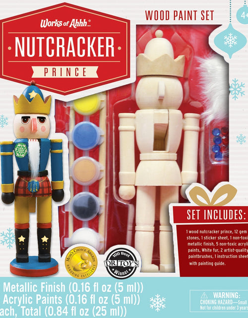 Load image into Gallery viewer, Holiday Craft Kit - Nutcracker Prince Wood Craft &amp; Paint Kit by MasterPieces Puzzle Company INC
