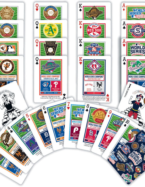 Load image into Gallery viewer, MLB World Series Playing Cards - 54 Card Deck by MasterPieces Puzzle Company INC
