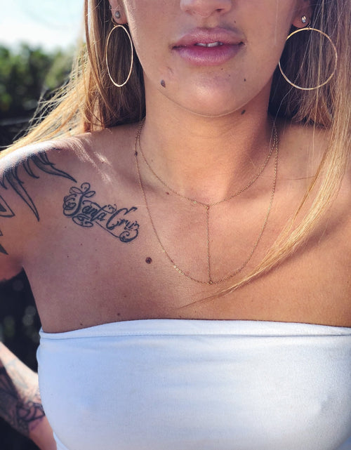 Load image into Gallery viewer, Dripping in Gold Necklace by Toasted Jewelry
