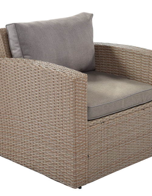 Load image into Gallery viewer, 4-Piece Conversation Sofa Set with Beige Cushions by Blak Hom
