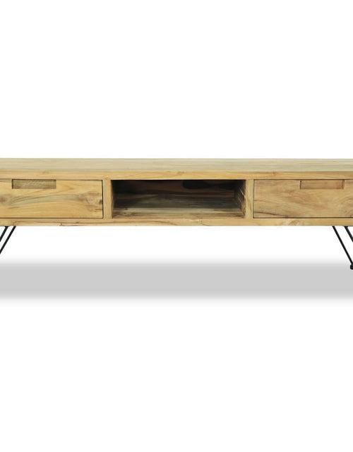 Load image into Gallery viewer, Classic Teak Wood TV Cabinet by Blak Hom
