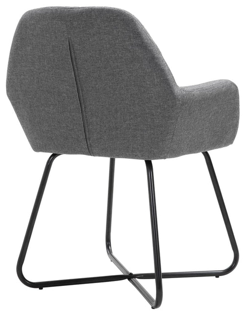 Load image into Gallery viewer, Set of 2 Dining Chairs in Dark Gray Fabric by Blak Hom
