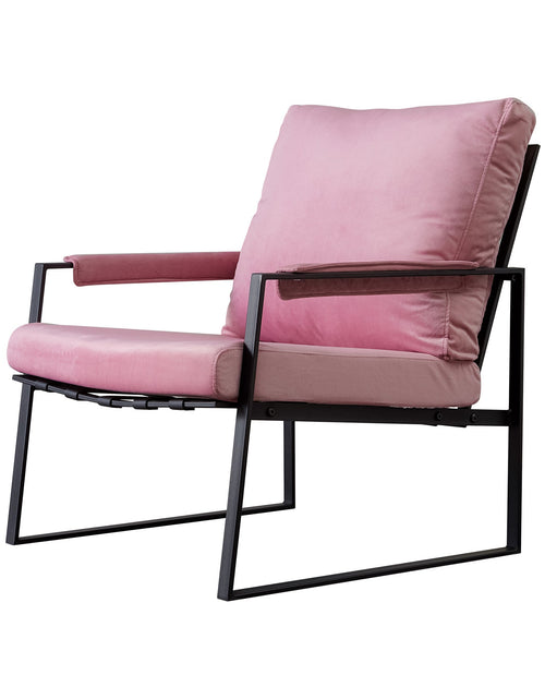Load image into Gallery viewer, Modern Relax Single Arms Chair With Velvet Cushion by Blak Hom
