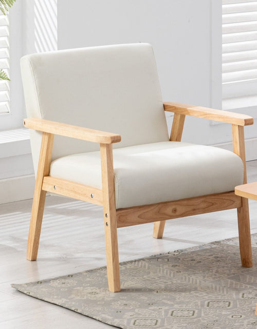 Load image into Gallery viewer, Bahamas Beige Linen Fabric Chair by Blak Hom
