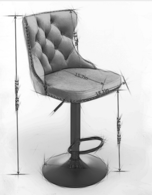 Load image into Gallery viewer, Set of 2 Swivel Velvet Barstools by Blak Hom
