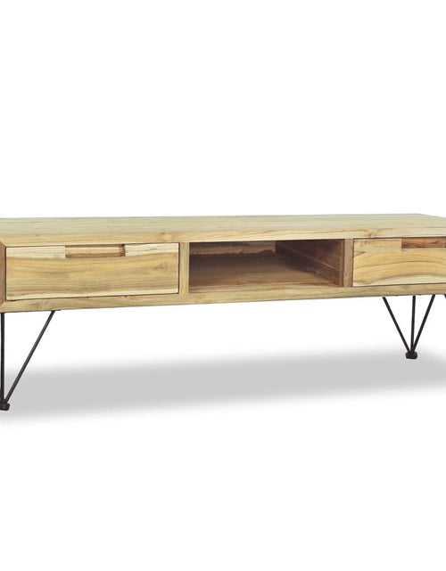 Load image into Gallery viewer, Classic Teak Wood TV Cabinet by Blak Hom
