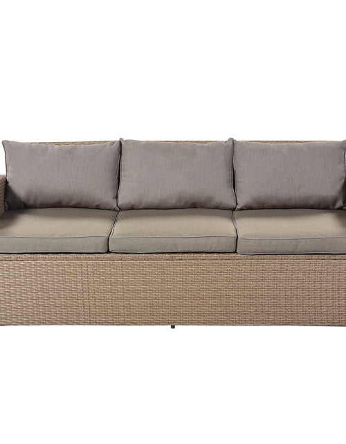 Load image into Gallery viewer, 4-Piece Conversation Sofa Set with Beige Cushions by Blak Hom

