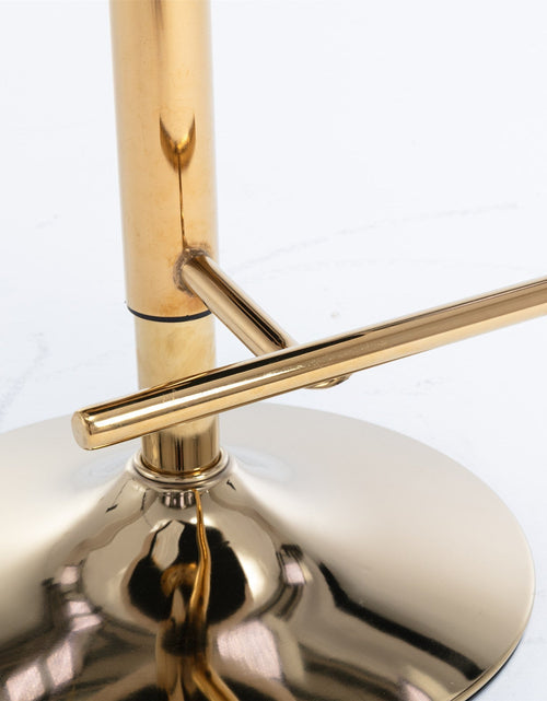 Load image into Gallery viewer, Set of 2 Thick Golden Swivel Velvet Barstools by Blak Hom
