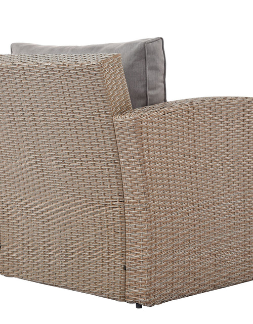 Load image into Gallery viewer, 4-Piece Conversation Sofa Set with Beige Cushions by Blak Hom
