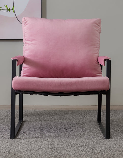 Load image into Gallery viewer, Modern Relax Single Arms Chair With Velvet Cushion by Blak Hom
