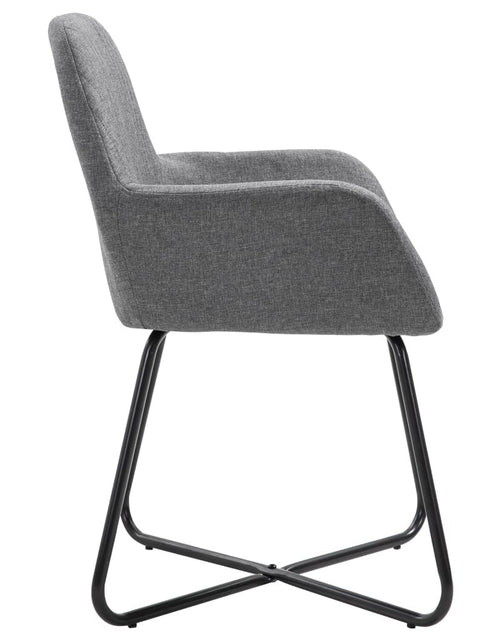 Load image into Gallery viewer, Set of 2 Dining Chairs in Dark Gray Fabric by Blak Hom
