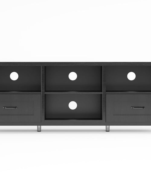 Load image into Gallery viewer, Black TV Stand for Living Room and Bedroom by Blak Hom
