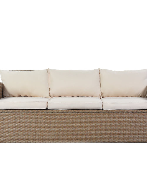 Load image into Gallery viewer, 4-Piece Conversation Sofa Set with Beige Cushions by Blak Hom
