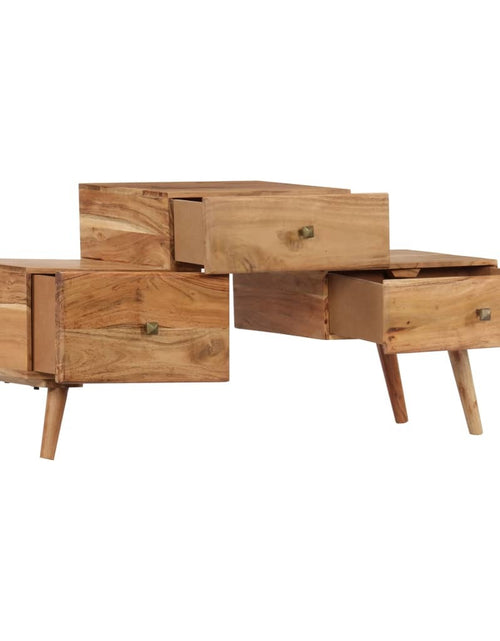 Load image into Gallery viewer, Solid Acacia Wood TV Cabinet 42.5"x11.8"x19.2" by Blak Hom
