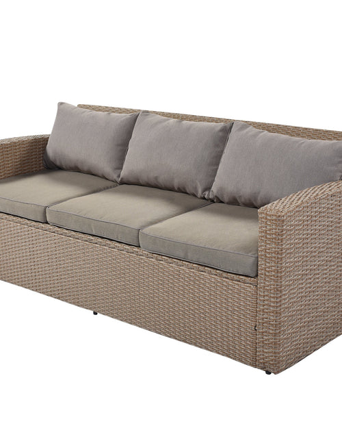 Load image into Gallery viewer, 4-Piece Conversation Sofa Set with Beige Cushions by Blak Hom
