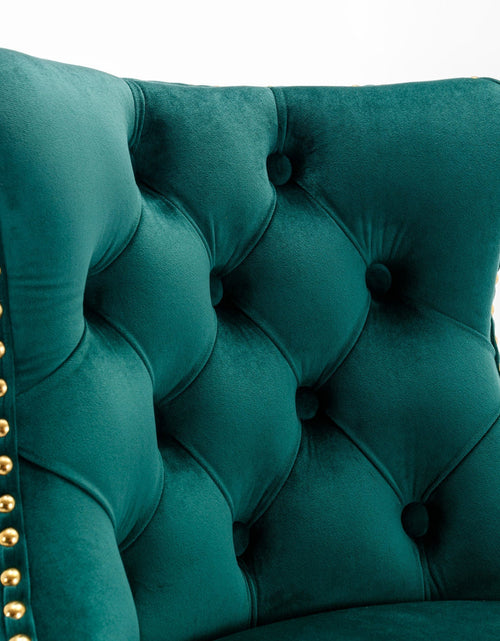 Load image into Gallery viewer, Golden Swivel Velvet Barstools by Blak Hom
