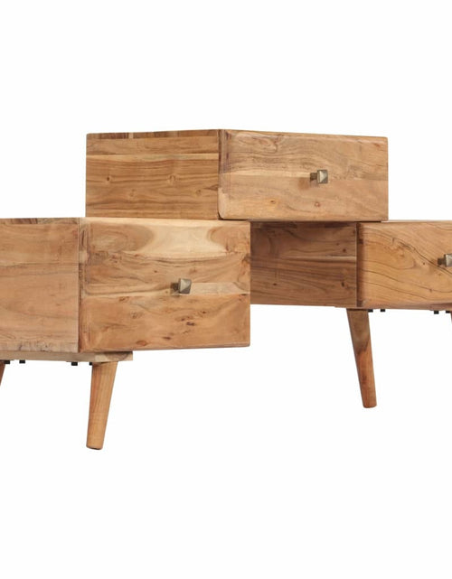 Load image into Gallery viewer, Solid Acacia Wood TV Cabinet 42.5"x11.8"x19.2" by Blak Hom
