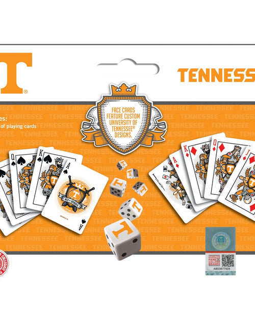 Load image into Gallery viewer, Tennessee Volunteers - 2-Pack Playing Cards &amp; Dice Set by MasterPieces Puzzle Company INC
