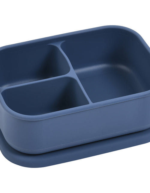 Load image into Gallery viewer, Dusty Blue Bento Lunch &amp; Snack Box by Three Little Tots
