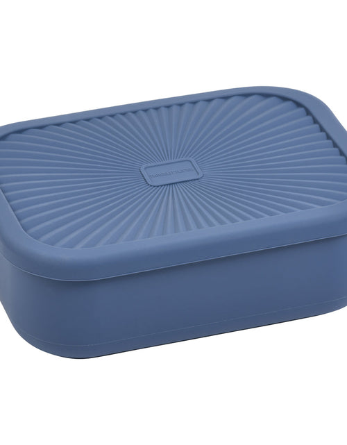 Load image into Gallery viewer, Dusty Blue Bento Lunch &amp; Snack Box by Three Little Tots
