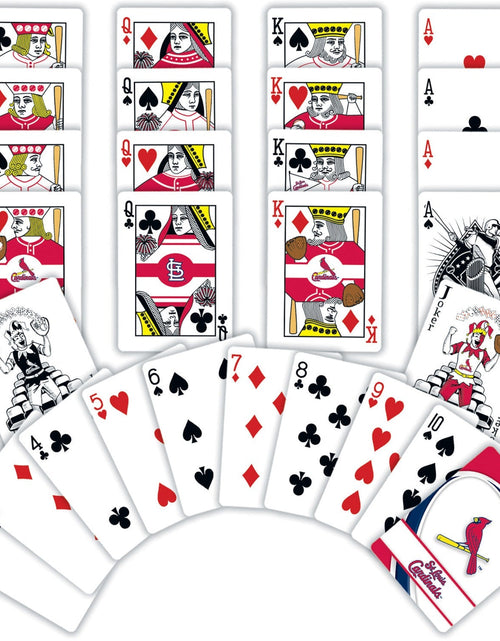 Load image into Gallery viewer, St. Louis Cardinals Playing Cards - 54 Card Deck by MasterPieces Puzzle Company INC
