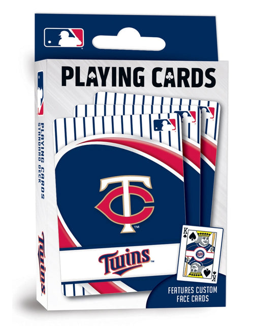 Load image into Gallery viewer, Minnesota Twins Playing Cards - 54 Card Deck by MasterPieces Puzzle Company INC
